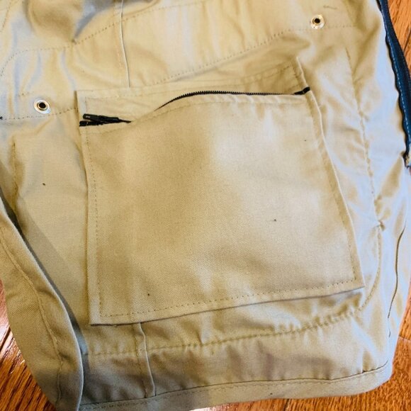 Vintage Bob Allen Canvas Shooting Hunting Fishing Vest Adult Medium - Picture 6 of 16